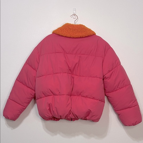 Urban Outfitters Puffer Jacket in Pink and Orange Size SP PTP 27” will fit Med - Picture 3 of 8
